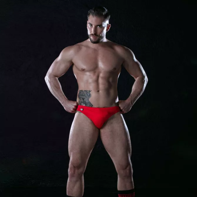 String De Bain Rouge