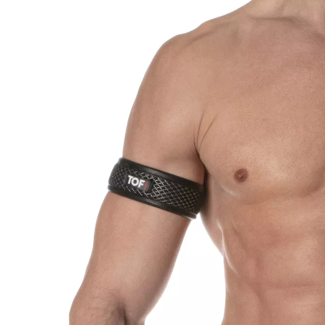Brassards Biceps 3D pour Homme Gris - Ajustables, Sexy et Confortables | TOF Paris
