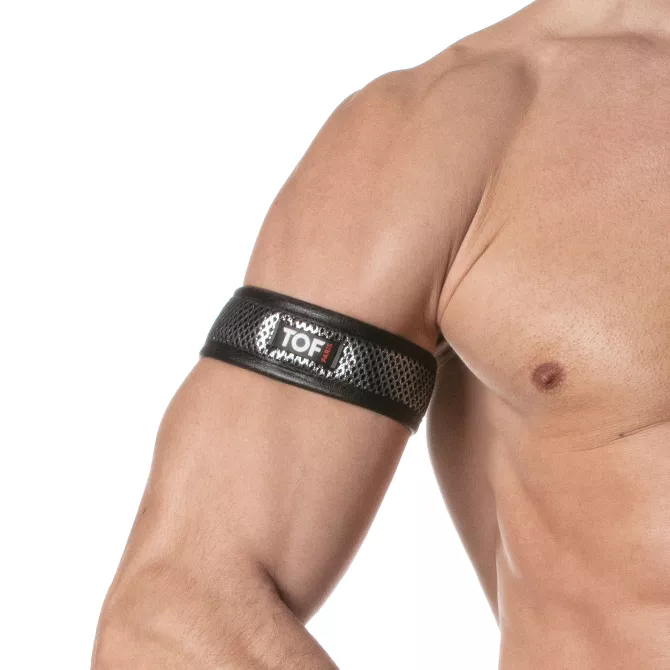 3D Armband Black Grey