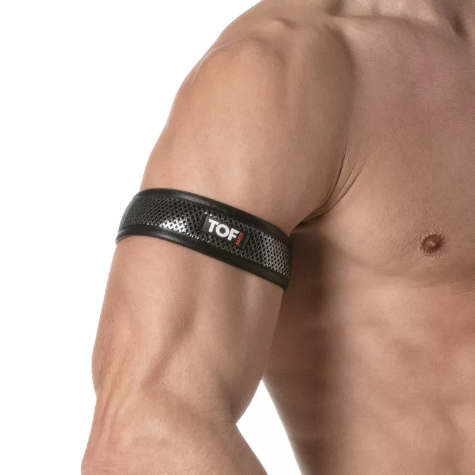 3D Armband Black Grey