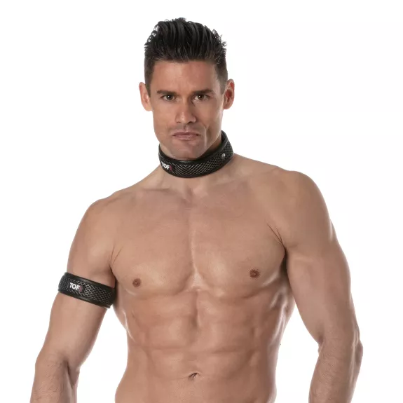 Collier Noir Gris 3D