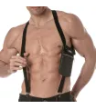 3D Elastic Pocket Harness Black Grey