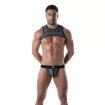 Jockstraps à boutons-pression 3D Gris