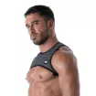 3D Zipped Pocket Harness Grey