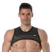 3D Zipped Pocket Harness Grey