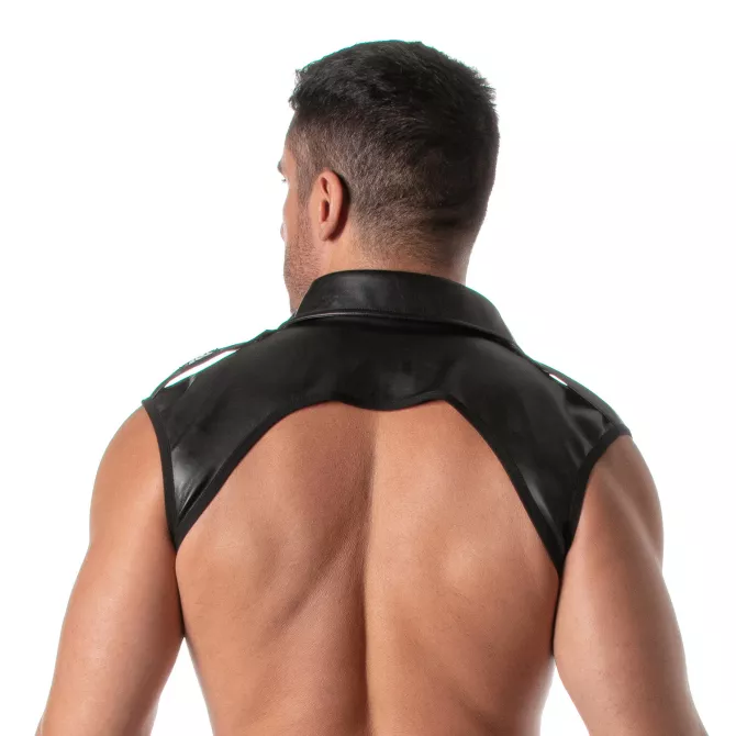 Harnais De Chemise à Col Kinky de dos