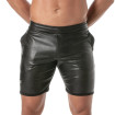 Short cuir homme - Kinky noir | TOF Paris - Clubwear audacieux