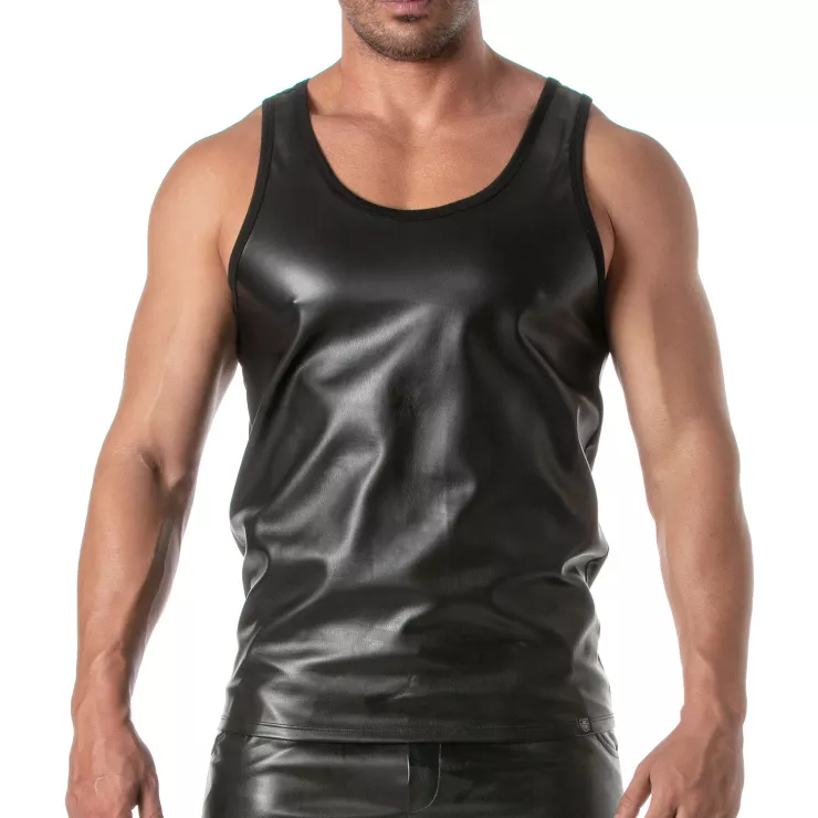 Débardeur cuir homme Kinky – Sexy et ajusté | TOF Paris