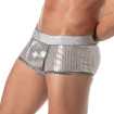 Boxer Pailleté Argent