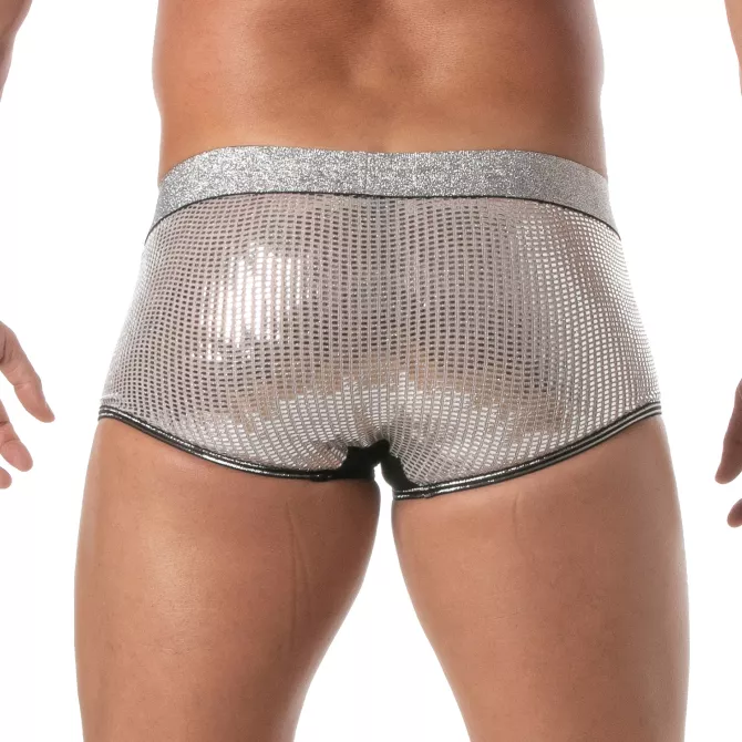 Boxer Pailleté Argent