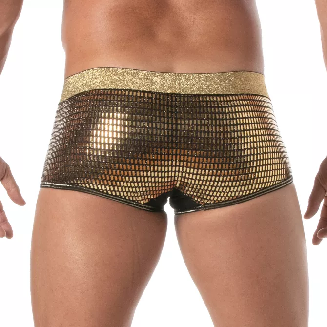 Boxer Pailleté Or