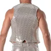 Glitter Chain Vest Silver