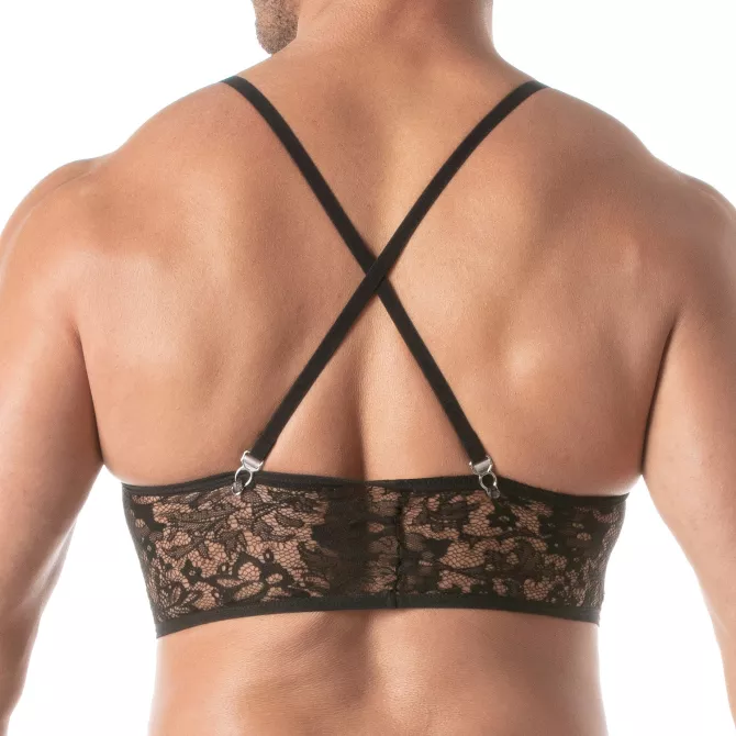 Bustier en Dentelle De Dos Par TOF Paris