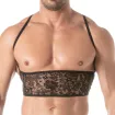 Homme portant un Bustier en Dentelle Porté