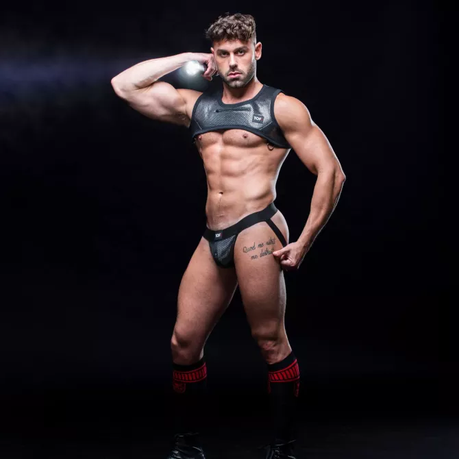 Harnais 3D à Poche Zippée Argent