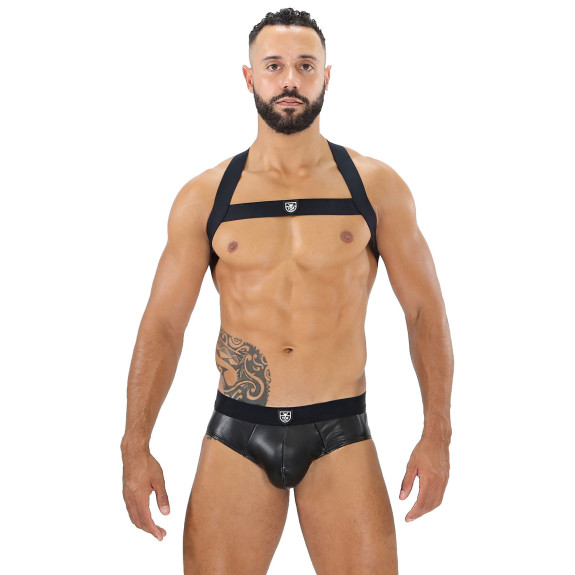 Fetish Elastic Harness Black