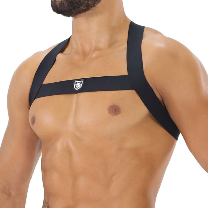 Fetish Elastic Harness Black