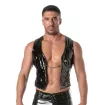 Vinyl Chain Vest Black