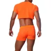 Crop top Orange Fluo