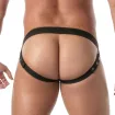 Jockstraps à Boutons-Pression Vinyl Noir