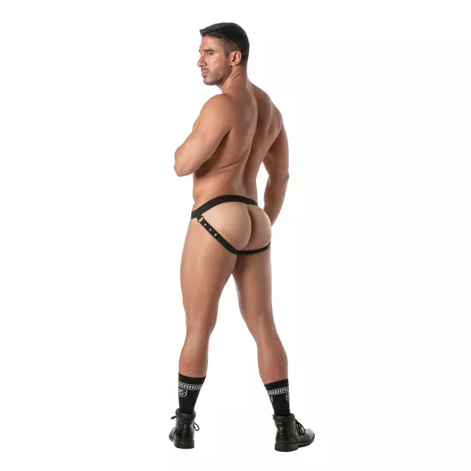 Jockstraps à Boutons-Pression Vinyl Rouge