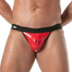 Jockstraps à Boutons-Pression Vinyl Rouge