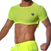 Crop Top Neon Yellow