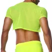 Crop top Jaune Fluo