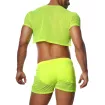 Crop top Jaune Fluo