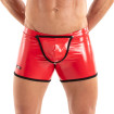 Boxer Accès Facile Vinyl Rouge