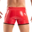 Boxer Accès Facile Vinyl Rouge