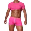 Crop Top Neon Pink