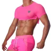 Crop top Rose Fluo