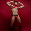 Jockstraps à Boutons-Pression Vinyl Rouge