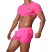 Crop top Rose Fluo