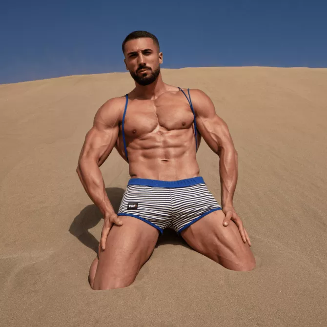 Mini-short Sexy Sailor - Bleu