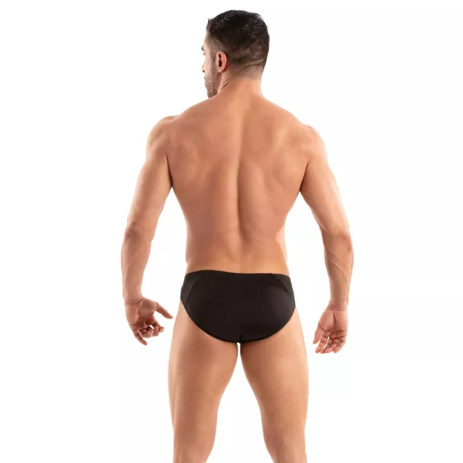 Temptation Microfiber Bikini Black For Men From Back