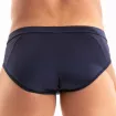 Temptation Microfiber Briefs Navy From Back