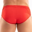 Temptation Microfiber Briefs Red From Back