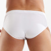 Slip Tentation en microfibre Blanc De Dos Et De Près