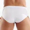 Temptation Microfiber Briefs White From Back