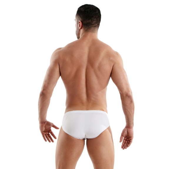 Bikini Tentation en Microfibre Blanc Pour Hommes