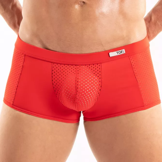 Le Nouveau Boxer Tentation en microfibre Rouge