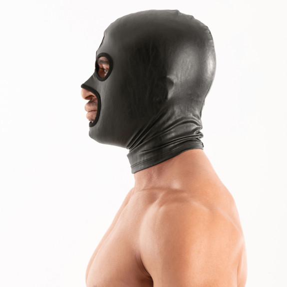 Leather Bad Boys Hood Black