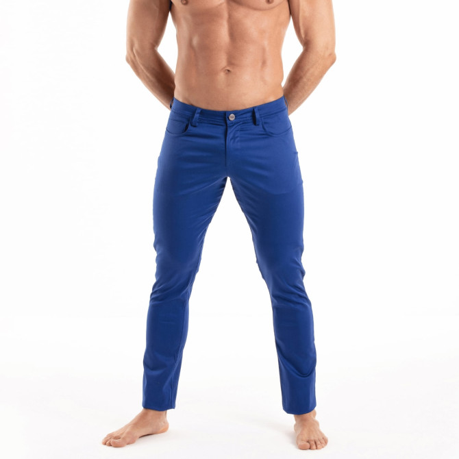 Pantalon Chino Bleu Royal