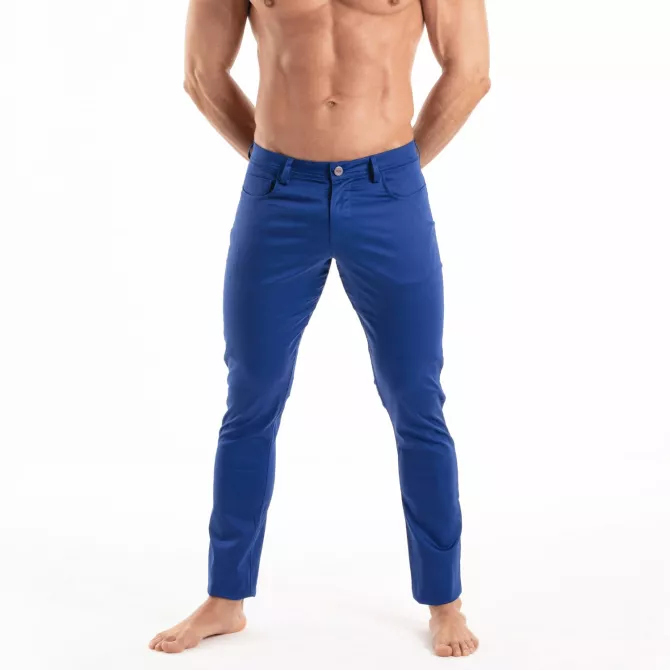 Pantalon Chino Bleu Royal