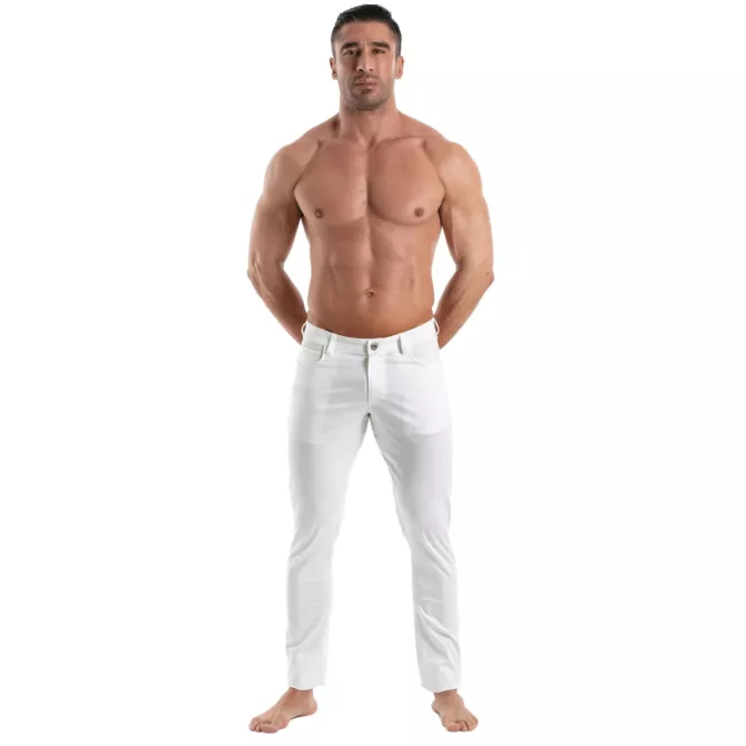 Pantalon Chino Blanc