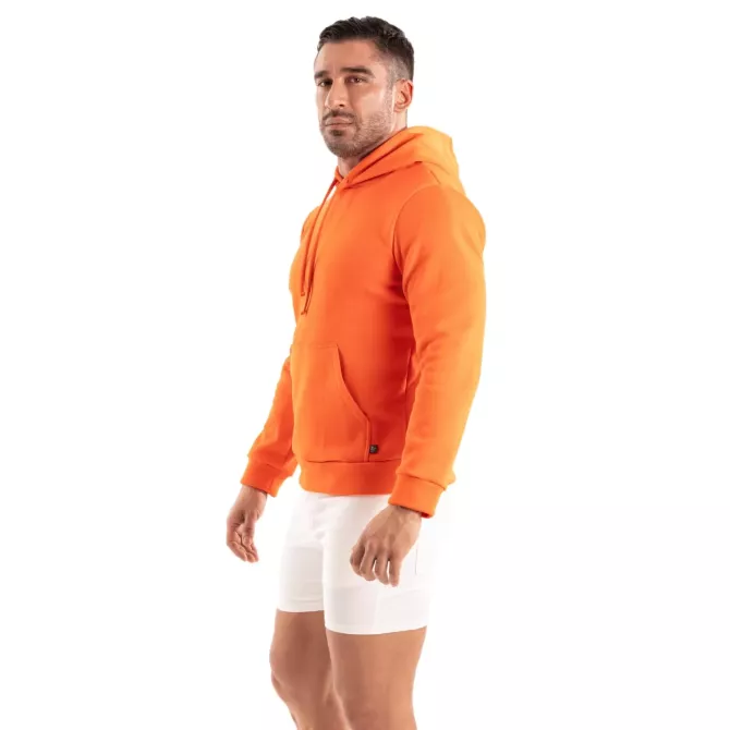 Fleece Hoodie Orange
