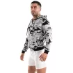 Camo Fleece Hoodie Black Grey