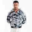 Camo Fleece Hoodie Blue